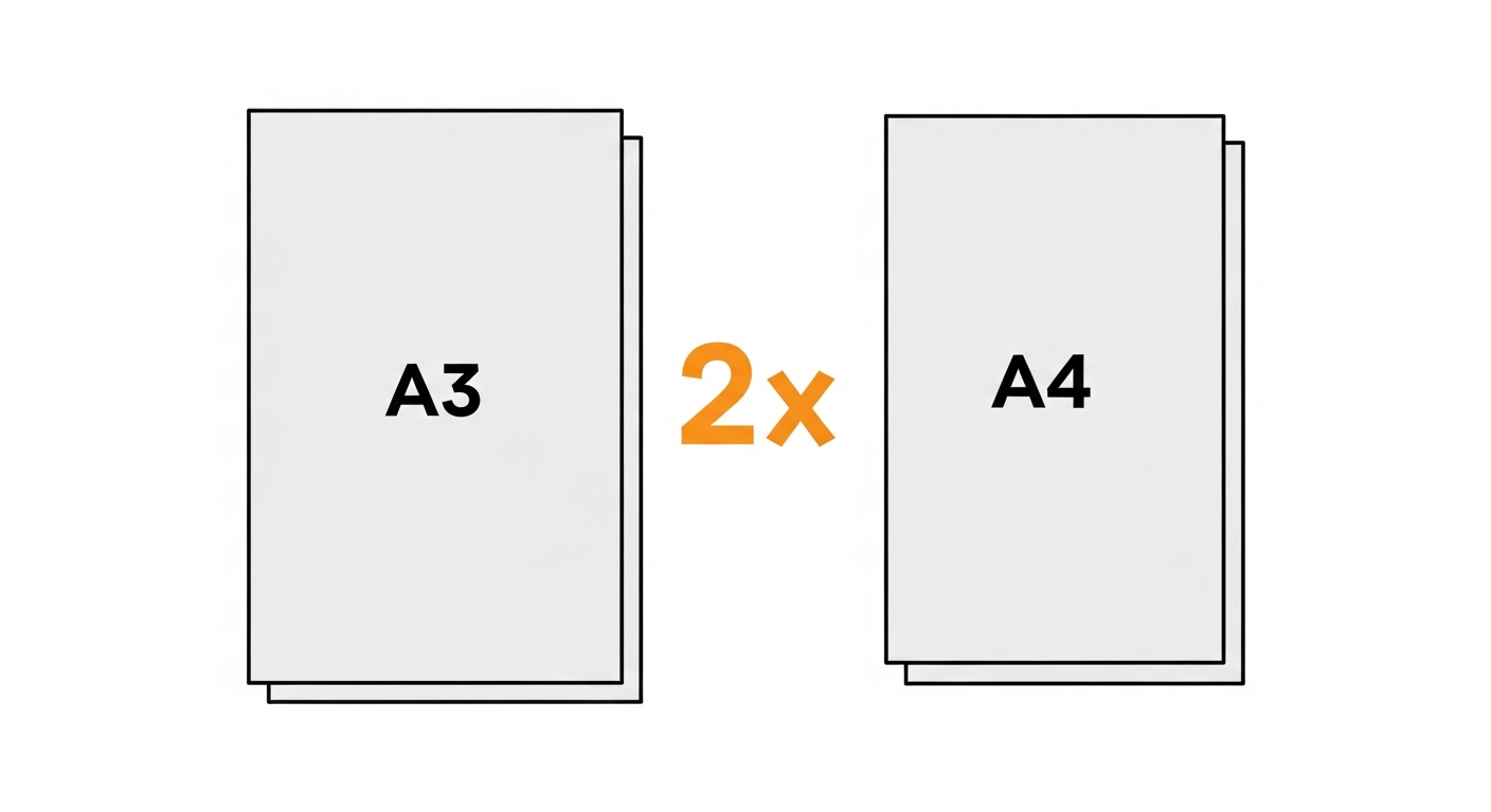 A3 vs A4 cost comparison